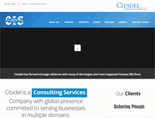 Tablet Screenshot of citadelinc.com